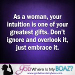 women's intuition picture quote