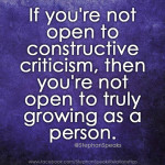 life quote constructive criticism