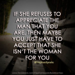 relationship quote she isn't the woman for you