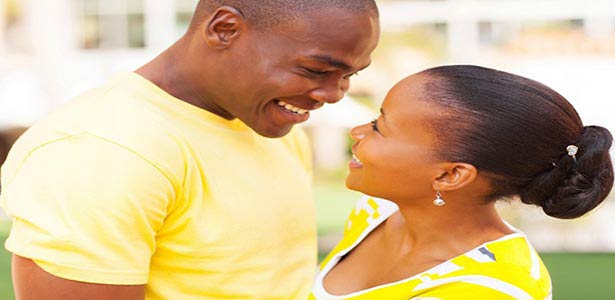 black couple talking for better communication in a relationship